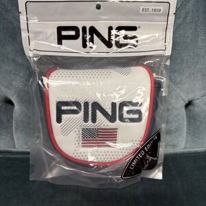 PING GOLF USA Flag Patriot Mallet Putter Cover - Limited Edition - Brand New